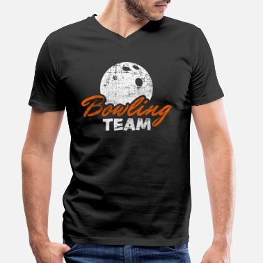 Bowlinglag Bowlinglag - T-skjorte med V-hals for menn