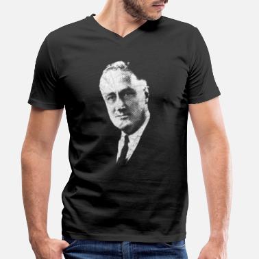 Roosevelt ROOSEVELT - Männer Bio T-Shirt mit V-Ausschnitt