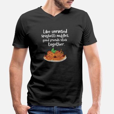 Spaghetti Spaghetti - Men&#39;s Organic V-Neck T-Shirt
