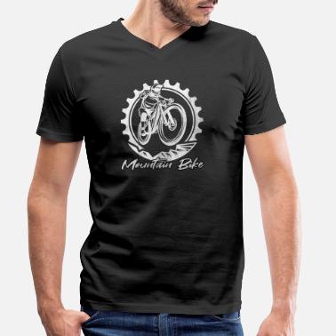 Cirkus mountainbike - T-shirt med V-udskæring mænd
