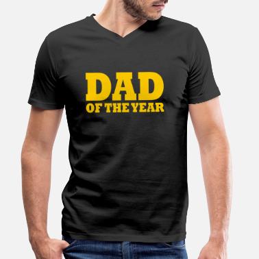 Våt Dad of the year - T-shirt med V-ringning herr