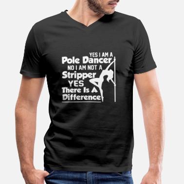 Pole Dance Pole Dance Je suis un pole dancer - T-shirt bio col V Homme