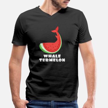 Vesimeloni vesimeloni - Miesten v-aukkoinen t-paita