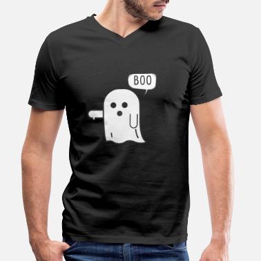 Paheksunta Aaveen paheksunta, Boo - Miesten v-aukkoinen t-paita