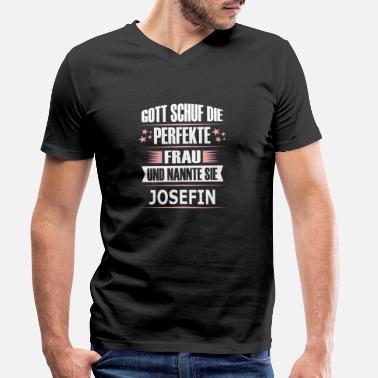 Josefine JOSEFIN - Männer Bio T-Shirt mit V-Ausschnitt