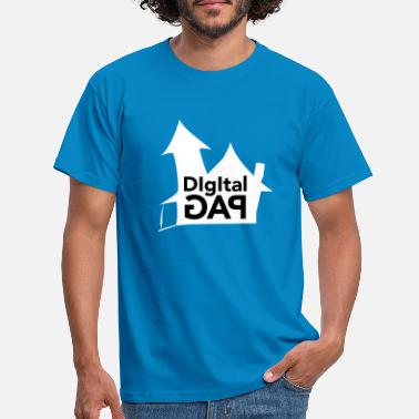 Digitalt Digitalt gap - T-skjorte for menn