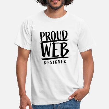 Homepage Coder Web Designer Web-Entwickler Homepage Website - Männer T-Shirt