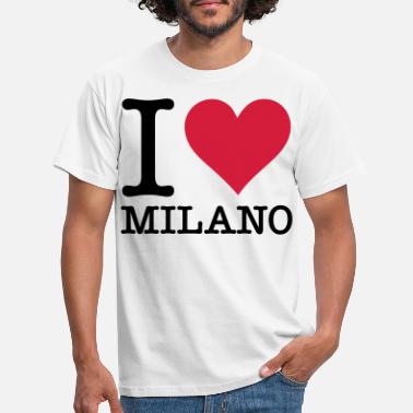 I Love Milan I Love Milan - T-skjorte for menn