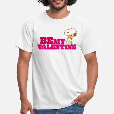Peanuts Be My Valentine - Mannen T-shirt