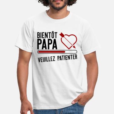 Futur Papa Bientôt papa t-shirt cadeau père - T-shirt Homme