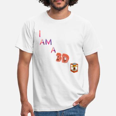 Tuloste 3D-tulostin hauska - Miesten t-paita