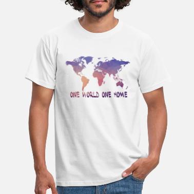 Monde Un monde un monde carte du monde - T-shirt Homme