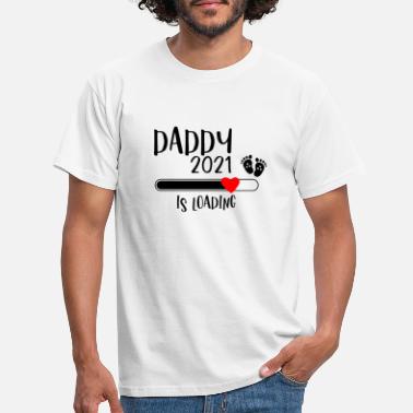 Daddy Of The Year Daddy 2021 Ładowanie czarny - Koszulka męska
