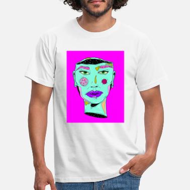 Couleur Portrait féminin couleurs - T-shirt Homme