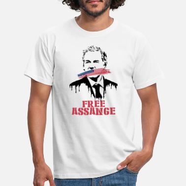 Spreadshirt WikiLeaks Julian Assange Typographie Stoffbeutel