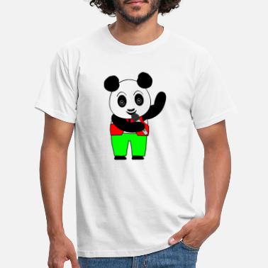 Stymulacja Panda śpiewa - Koszulka męska