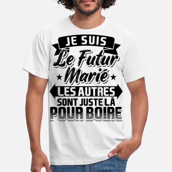 Homme Enterrement De Vie Jeune Garçon Homme Bachelor Future Marie T-Shirt 
