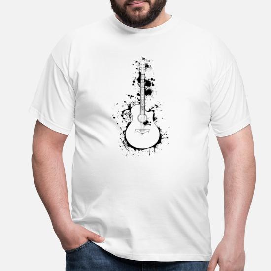 Cadeau pour Guitariste T-Shirt Rock Musique Humour Guitare 