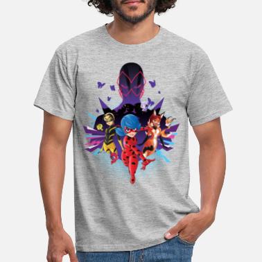 Miraculous Superhelden vs Hawk Moth - Männer T-Shirt