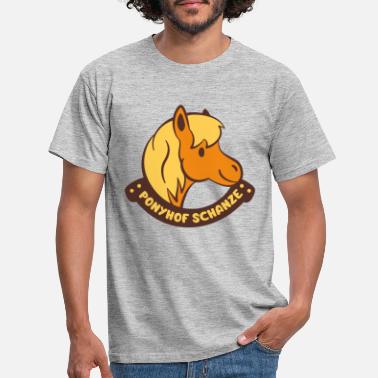 Schanze Ponyhof Schanze Schlangenbad - Männer T-Shirt