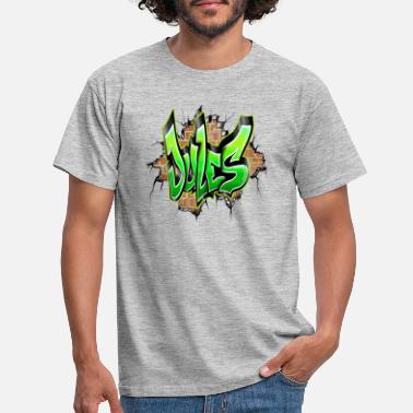 Jules Jules Graffiti Vert - T-shirt Homme