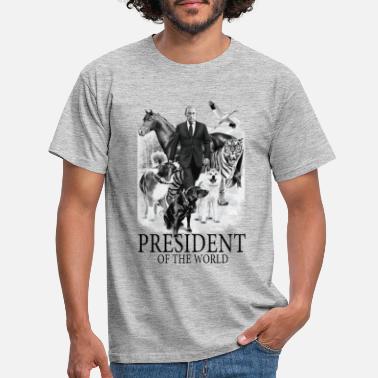 Poutine Président du monde Poutine Russie - T-shirt Homme