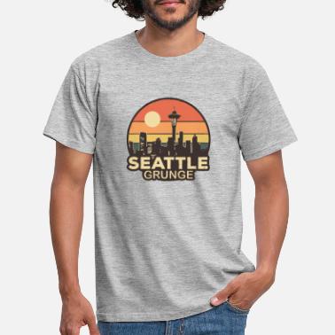 Grunge Seattle grunge - T-skjorte for menn