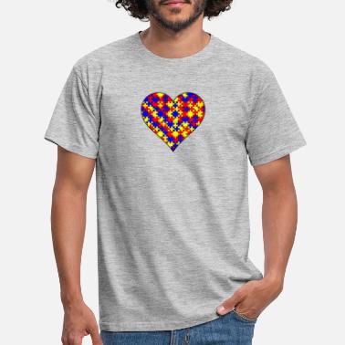 Autiste coeur autiste - T-shirt Homme