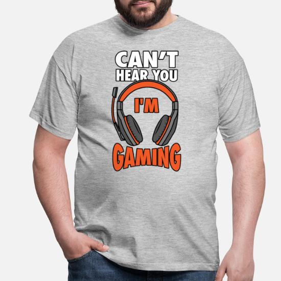 Joueurs sort t-shirt gamer ne peux pas t/'entendre suis le jouer