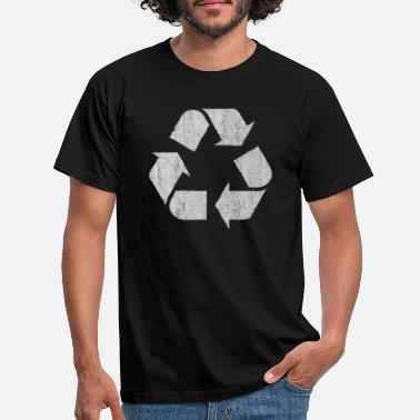 Recycling Recycling Zeichen, Recycling Symbol, Müllverwertun - Männer T-Shirt