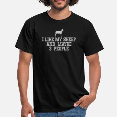 Sheep Sheep, sheep, goat, goats, symbol sign illus - Men&#39;s T-Shirt