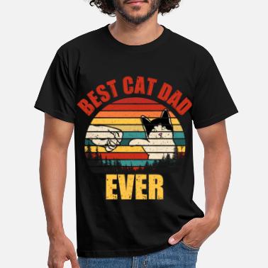 Najlepszy kot tata kiedykolwiek kotów Tata Tata Pet Meow - Koszulka męska