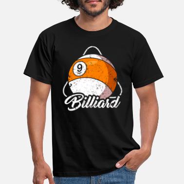 Spille Biljard Biljard Biljard Biljard Ball Snookerbasseng - T-skjorte for menn