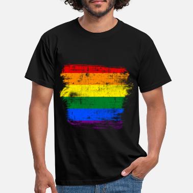 Regenbogenfahne LGBT Regenbogenfahne - Männer T-Shirt