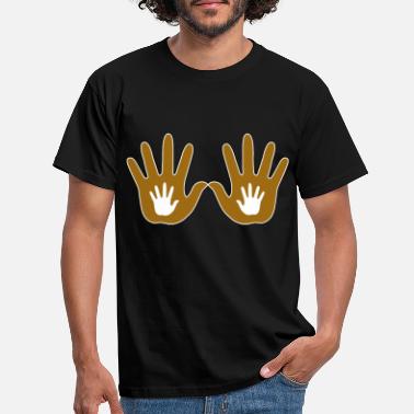 Hendelse Gravid - hender i hender - T-skjorte for menn