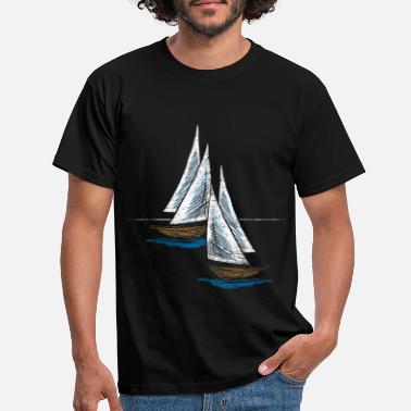 Barca Barca a vela - Maglietta uomo