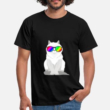 Lgbt Katt lgbt - T-skjorte for menn