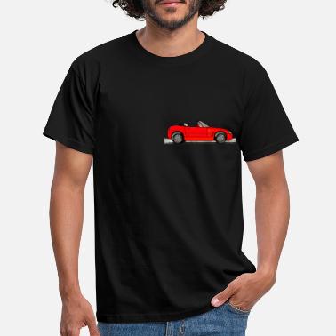 Czerwony Samochód Kei - Koszulka męska