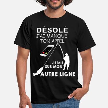 Pécheur Pêcheur en ligne - T-shirt Homme