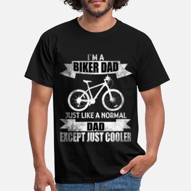 Biker Ojciec rowerzysty zabawny mówiąc, jazda na rowerze - Koszulka męska