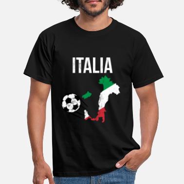 Italia Italia Forza Azzurri - włoska koszulka piłkarska - Koszulka męska