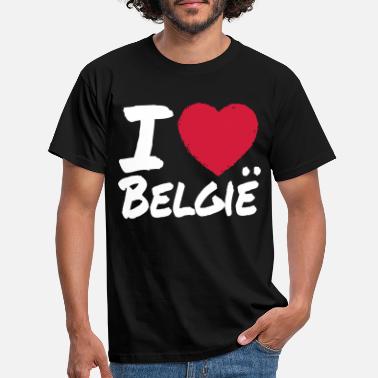 België I Love Belgie - Mannen T-shirt