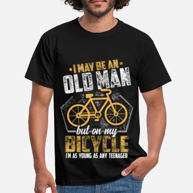 Ordtak Pensjonist sykle morsom alder - T-skjorte for menn