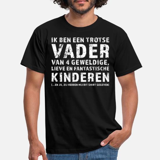 Aquarium kanaal Monarch Grappig Cadeau Idee Vaderdag 4 Kinderen' Mannen T-shirt | Spreadshirt