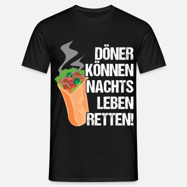 Herren Lustige Döner Kebab Take Auswärts Junk Food Döner T-Shirt Geek Geschenk