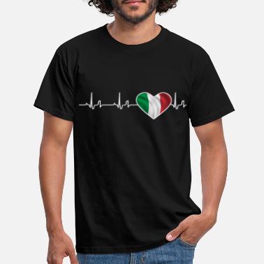Italien « Heartbeat » - Italie - T-shirt Homme
