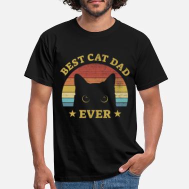 Best Cat Dad Ever - prezent dla właścicieli kotów - Koszulka męska