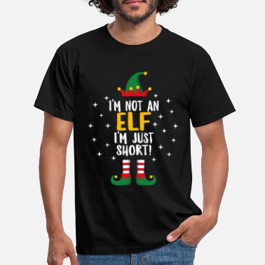 Hassu En ole tonttu, olen vain lyhyt hauska joulu - Miesten t-paita