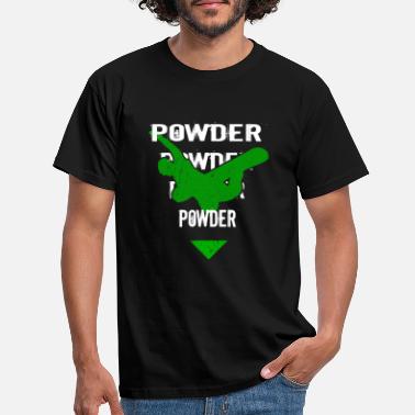Powder Snow Snowboarder Jump Powder Snow - Men&#39;s T-Shirt