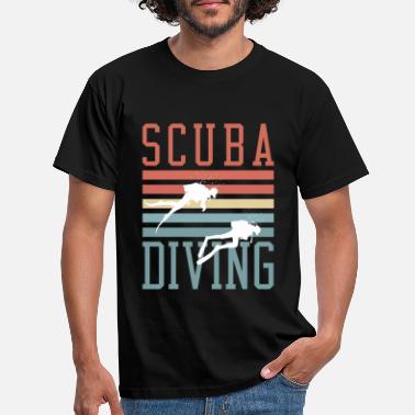Scuba Diving Vintage Retro Scuba Diving Geschenk Taucher - Männer T-Shirt